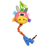 Maxbell Cute Infant Toys Plush Musical Crib Stroller Toys for Baby Girls and Boys Gifts - Giraffe A