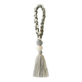 Maxbell Hand Woven Decorative Tassel Bohemian Pendant Fringe for Festival Wall Decor Gray