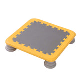 Maxbell Mini Kids Trampoline Workout Toy Jumping Stable for Indoor Home School Yellow