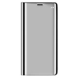 Maxbell Smart Clear View Plating Mirror Flip Case Cover for Samsung J7 Prime silver