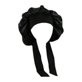 Maxbell Girls Hair Bonnet Portable Reusable for Cooking Shower Household Cleaning Black