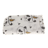 Maxbell Cotton Muslin Receiving Blanket Swaddle Bedding Cover for Baby Panda Pattern
