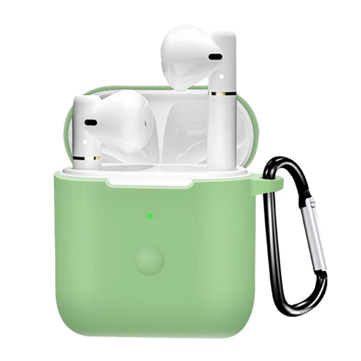 Maxbell Travel Carrying Silicone Protective Case for QCY T8 Green 2