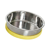 Maxbell Cat Food Bowls Pets Dish Kitty Kitten Watering Supplies Waterer Feeder Dog Yellow