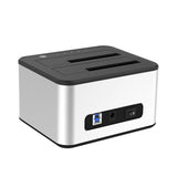 Maxbell 2.5/3.5 inch HDD/SSD Dual Bay External Hard Drive Docking Station Clone US