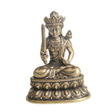 Maxbell Bodhisattva Statue Tibetan Buddha Figurine Zen for Temple Desktop Ornament