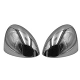 Maxbell Pair Door Wing Mirror CHROME Back Casing Cover for BMW Mini Cooper 2001-2006