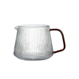 Maxbell Glass Coffee Sharing Pot Durable Portable for Restaurant Camping Household 600ml