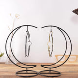 Max Black Eyeglass Holder Stand Glasses Display Rack with Hook Home Decor 02