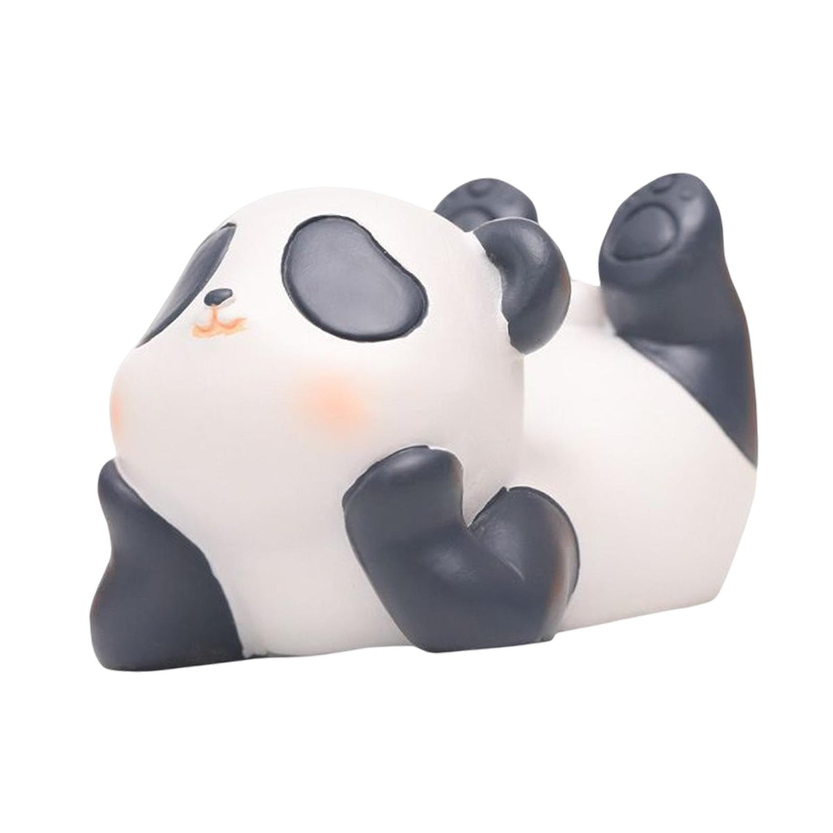 Maxbell Cute Desktop Phone Holder Resin Craft Animal Statue Desk Cellphone Stand Panda