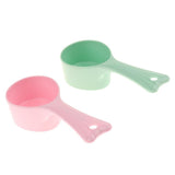 Maxbell 2Pcs Super Design Melamine Food Scoop Hand Shovel for Bird Cat or Dog Food