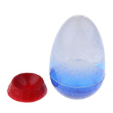 Maxbell Egg volcano Eruption Liquid Hourglass Sand Timer Home Decor White Sand