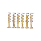 Max 6 Pieces Electric Guitar Single Coil Humbucker Pickup Screws&Springs 3x20mm