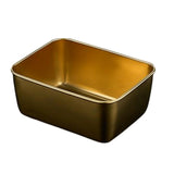 Maxbell Rectangular Candy Dessert Snack Dry Fruit Plate for Camping S