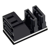 Maxbell SATA Adapter Converter Angle 7Pin Male to Female for Motherboard Mainboard 90 degree