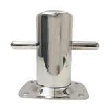 Max New Stainless Steel Single Cross Bollard with Base Boat Yacht Mooring Cleat