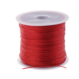 Max 1 Roll Elastic Cord Stretchy String Thread 50 Meters for Jewelry DIY Red