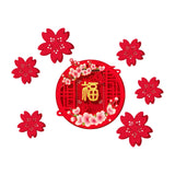 Maxbell Chinese New Year Door Stickers Decor Blessing Word Fu Character for Party style B