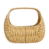 Maxbell Flower Basket Decor Decorative Woven Basket for Bedroom Living Room Ceremony Beige