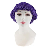 Max Portable Vintage Retro Royal Court/Nobility Style Lace Sleep Caps Purple