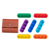 Max Weekly Pill Organizer 7 Day Tablet Vitamin Container Case Moisture-Proof Box