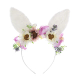 Maxbell Rabbit Ear Headband Costume for Masquerade Performance Girls Women