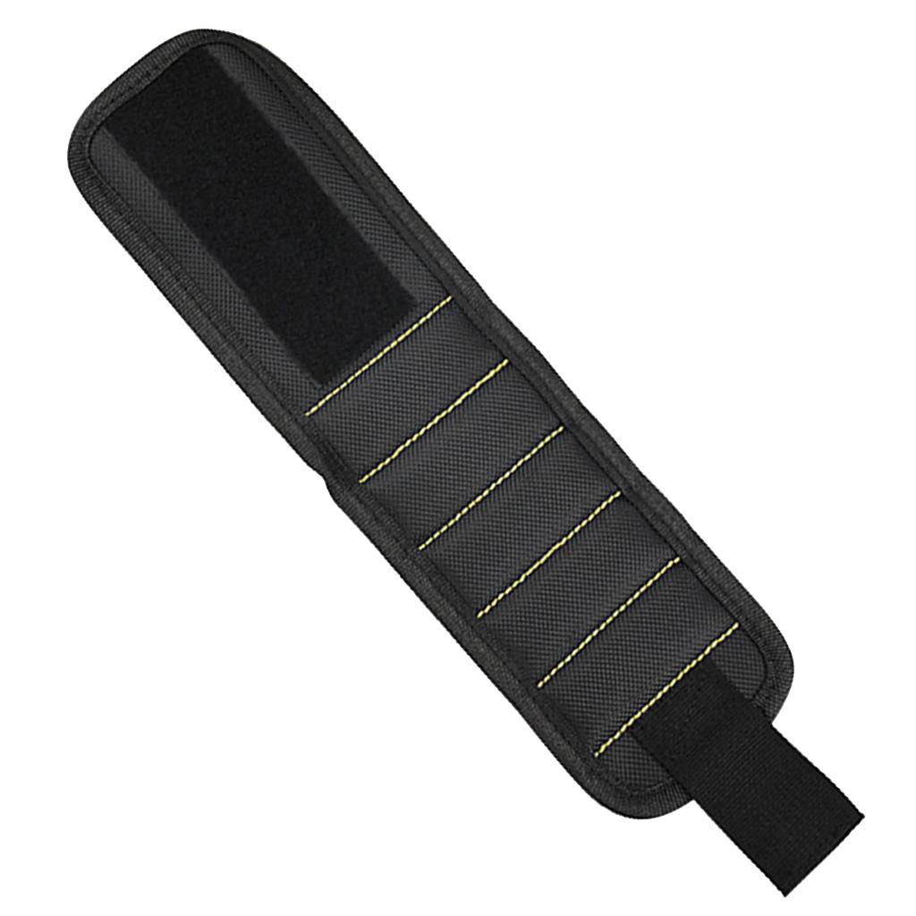 Maxbell Magnetic Wristband Wrist Band Tool for Holding Screws Nails Drill Bits