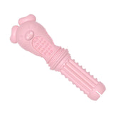 Maxbell Dog Chew Toy for Aggressive Chewers Durable Cleaning Interactive Toy Playing Pink