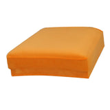 Max Velvet Polyester Stretch Wedding Banquet Dining Chair Seat Cover  Orange