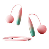 Maxbell Weighted Jumping Rope Skipping Rope for Exercise Training Adults pink