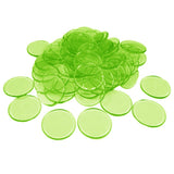 Max 100pcs Poker Chips Coins Casino Supply Family Games Accs green