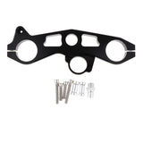 Max Motorcycle CNC Triple Tree Clamp Fork For Kawasaki ZX -6R 2009-2012 Black