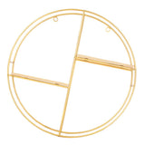 Max Nordic Style Creative Wall Hanging Wall Shelf Display Rack Gold Golden C