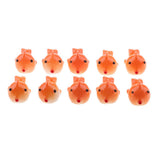 Max 10Pc Miniature Dollhouse Bonsai Craft Garden Landscape Goldfish Decor Orange