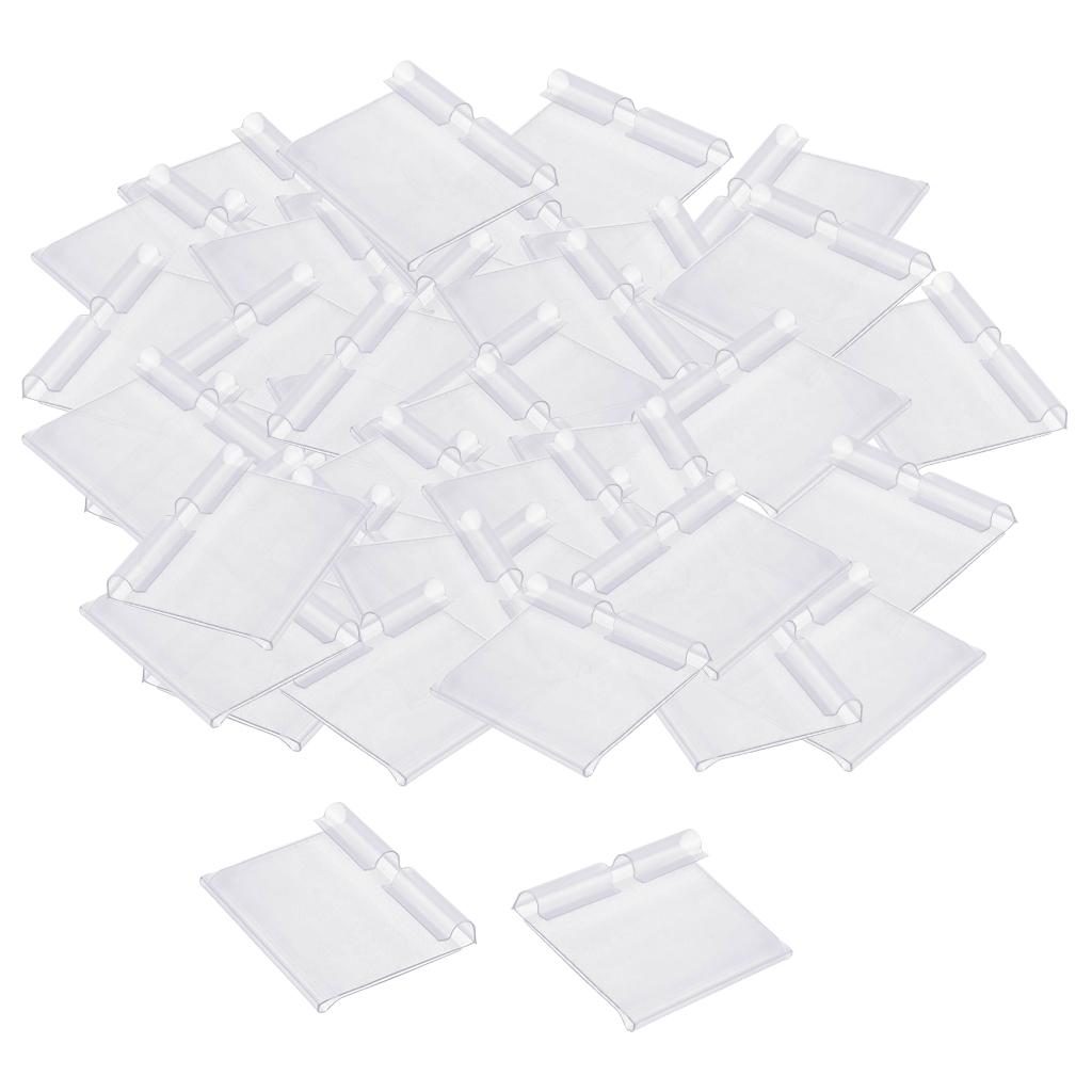 Maxbell Clear Plastic Label Holder Retail Price Tag Label Holder 90x42mm