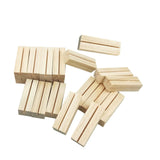 Maxbell 20x Wooden place Holders and table Cards Table Numbers Holder