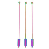 Max Stainless 17.5cm Mix Drinking Stirrer Bar Cocktail Stirring Stick Colors