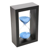 Max 25 Minutes Sand Timer Clock Yoga Kitchen Hourglass Sandglass Home Decor Blue