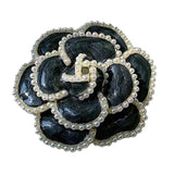 Maxbell Brooch Bridal Corsage DIY Craft Costume Decorative for Blouse Holiday Jacket Black