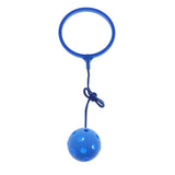 Max Skip Ball Outdoor Exercise Fitness Toy Ankle Ring Swing Ball for Kids blue