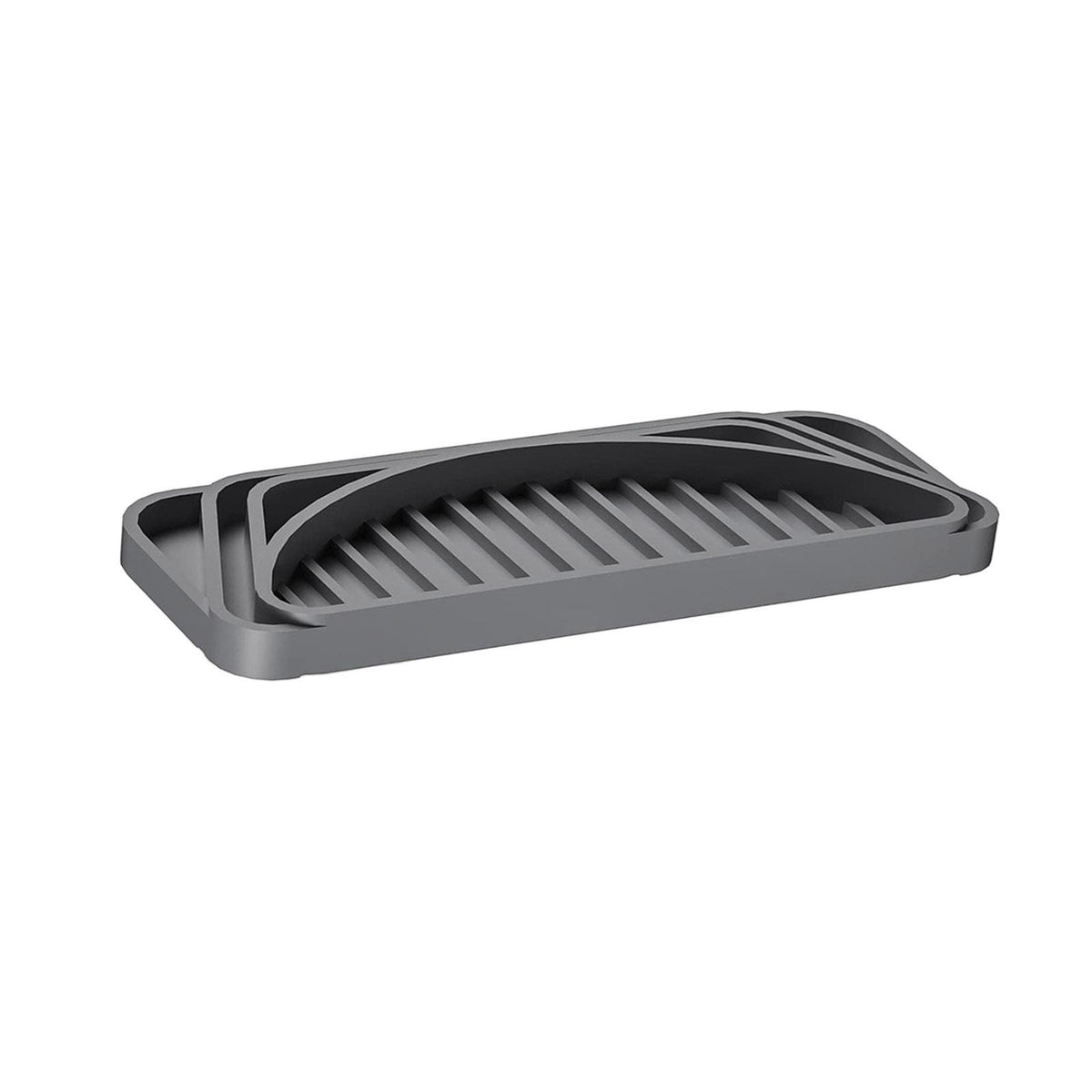 Maxbell Refrigerator Water Drip Tray Silicone for Water Dispenser Fridge Ice Machine gray