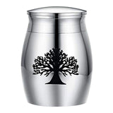 Maxbell Cremation Memorial Urn Remembrance Waterproof Souvenir Organizer Pet Urn Tree pattern