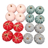 Maxbell 16 Pieces Pumpkin Decoration for Autumn Festival Halloween Fall Ornament