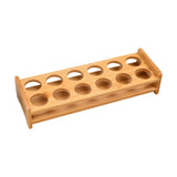 Maxbell Wood Shot Glass Holder Drink Cup Storage Holder for Home Party 12 Small Hole