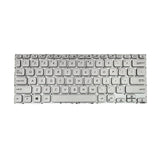 Maxbell Laptop Keyboard Aexkpe01020 0kN1-A72US22 for 14 x409 x409FJ x409UB Silver