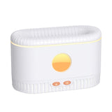 Maxbell Portable Air Humidifier USB with Realistic cool Mist Lamp colors White