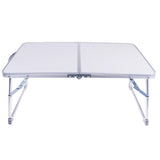 Maxbell Folding Camping Table Portable Picnic Outdoor Garden BBQ Dining Desk White