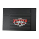 Maxbell Black PVC Non-Slip Barber Station Mat for Clippers Scissors Trimmers Brushes