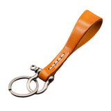 Maxbell Car Keychain Car Pendant Heavy Duty Key Fob for Men Women Father‘S Day Silver Light Coffee