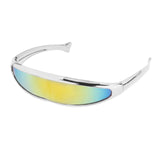 Maxbell Funny Visor Sunglasses UV400 Christmas Decoration Party Women's Ladies yellow